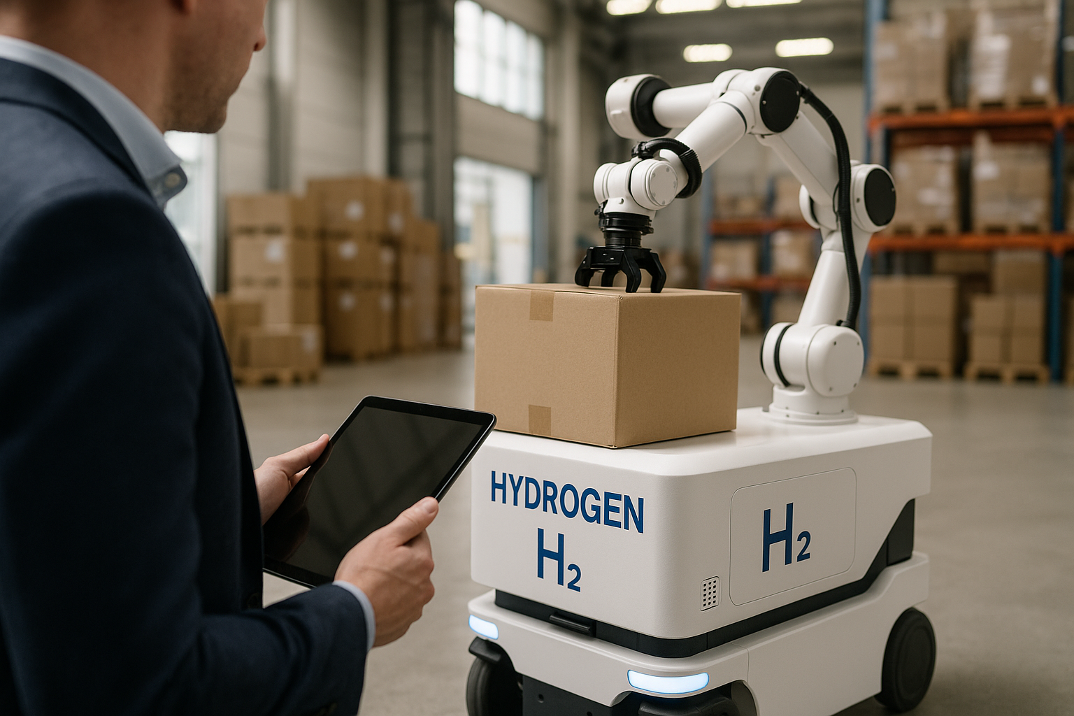 Hydrogen's Role in Transforming Logistics Robotics