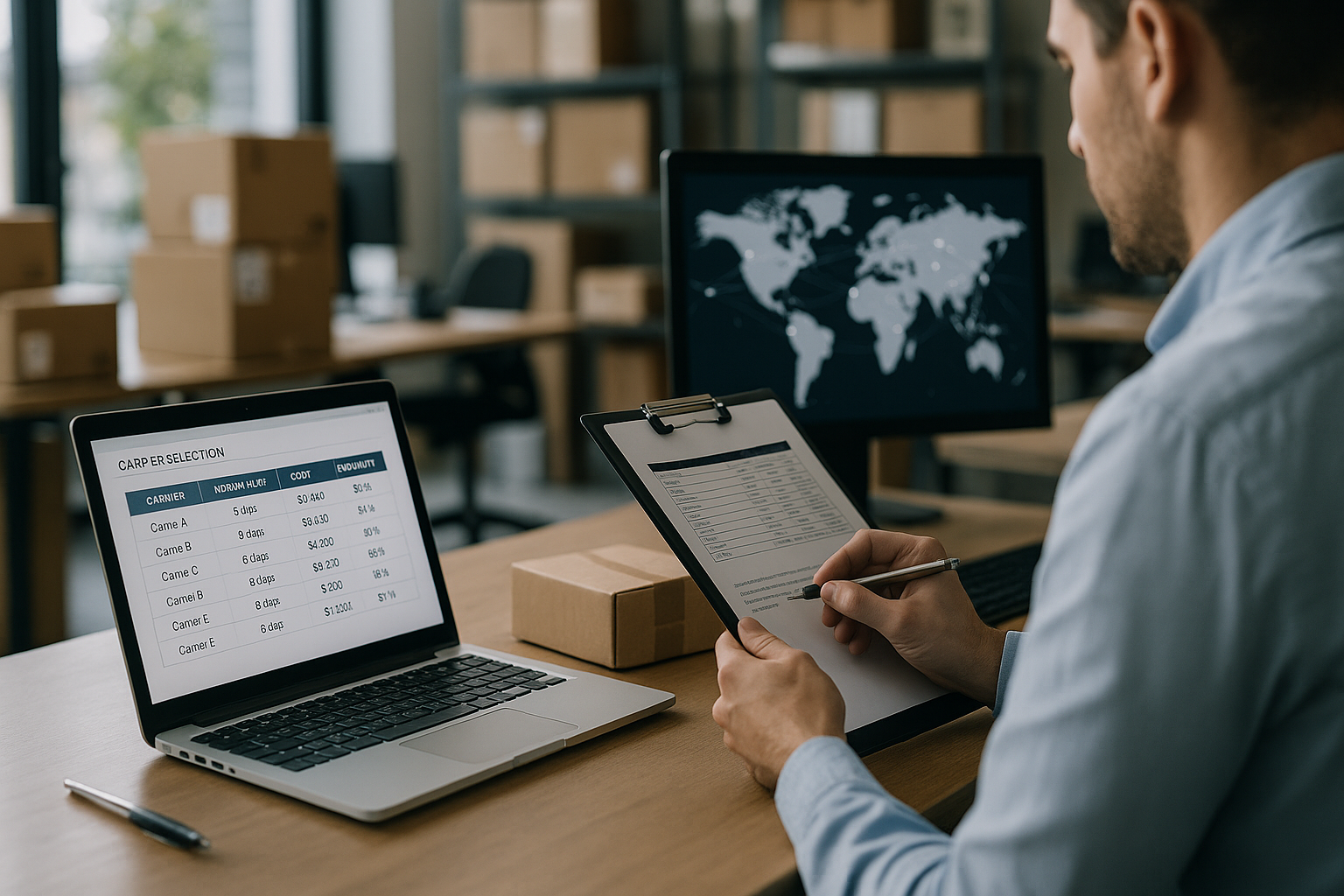 Best Carrier Selection Strategies for Logistics Optimization