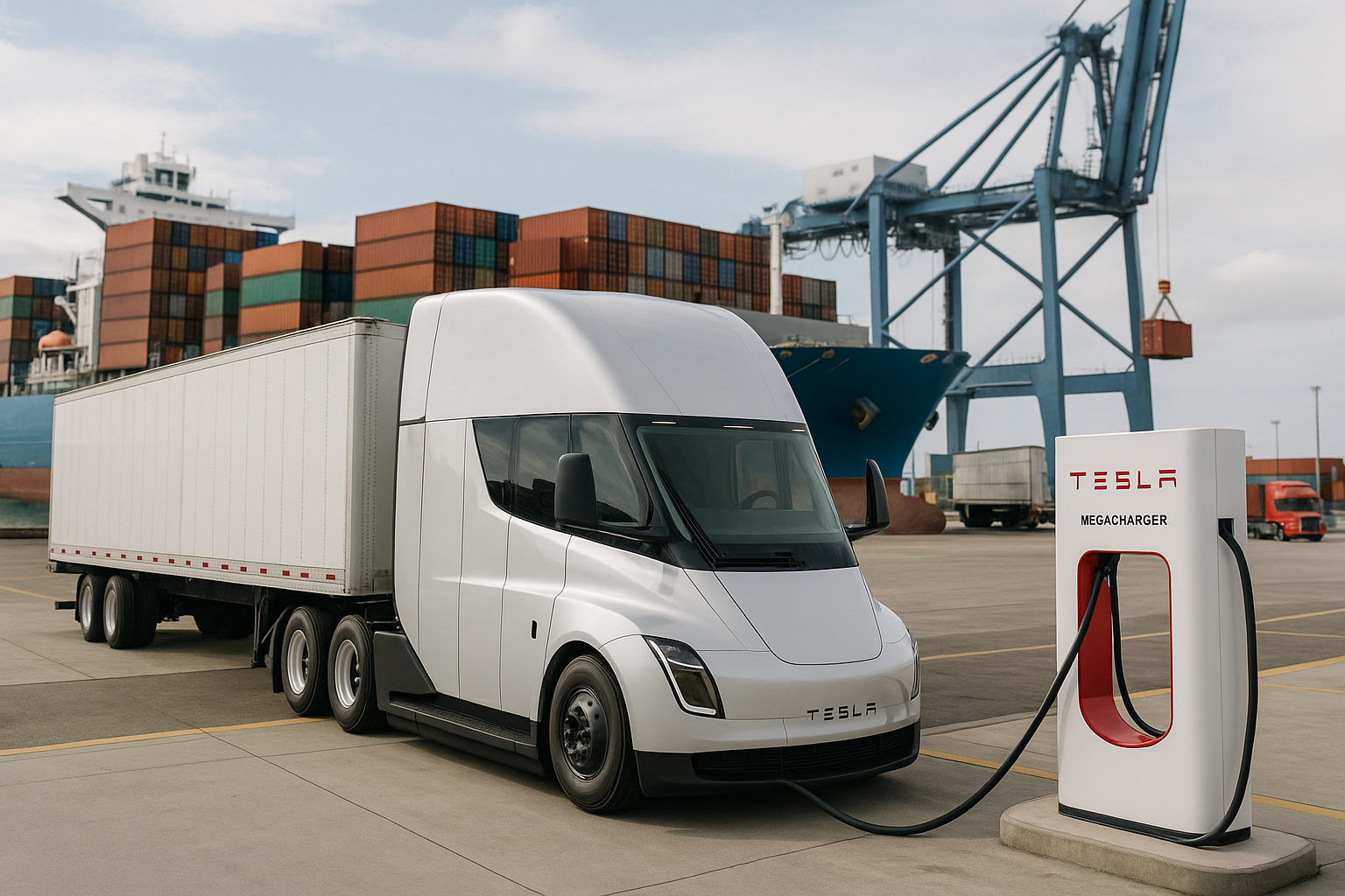 Tesla Megacharger Network: Driving Electric Freight Forward