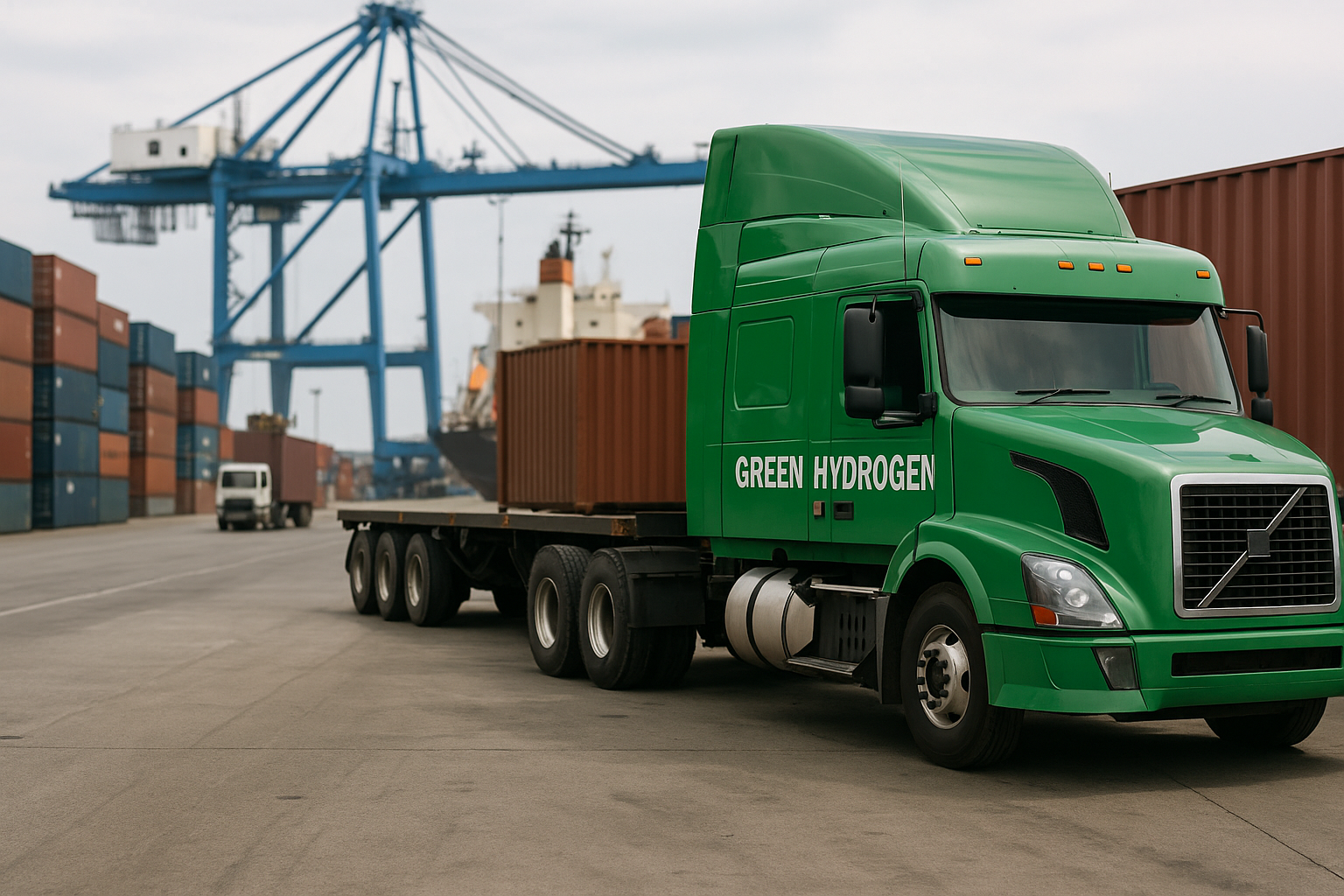 Hydrogen Trucks Set Transformative Pace in Indian Port Logistics