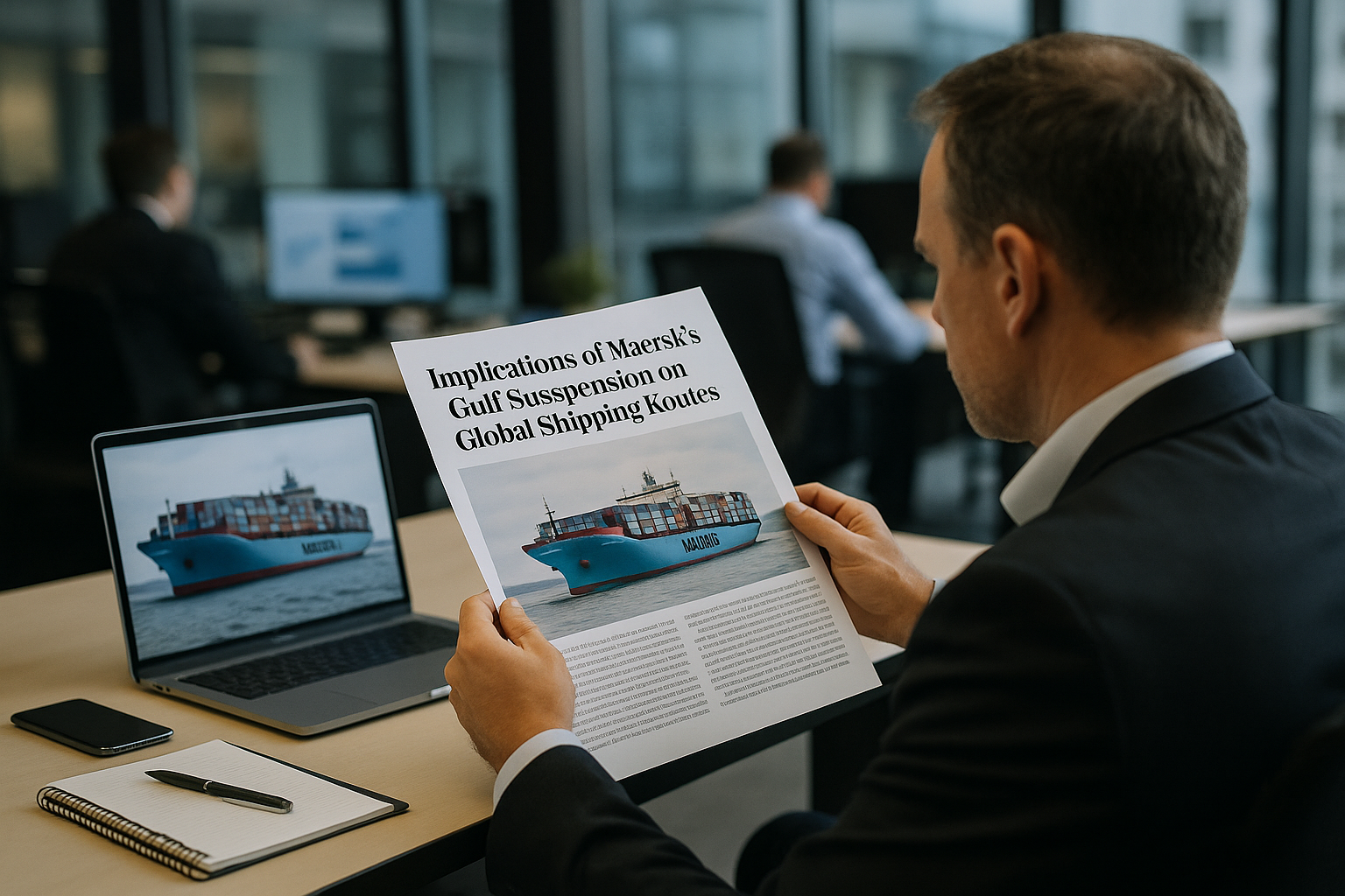 Impacts of Maersk's Gulf Route Suspension on Global Shipping