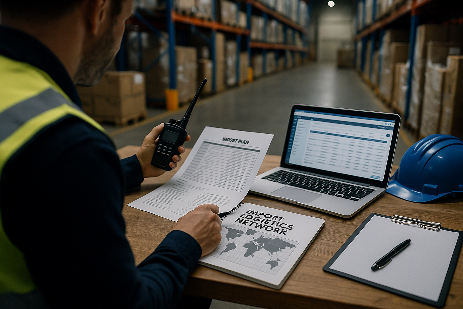 Optimize Import Logistics Network for Efficiency and Resilience