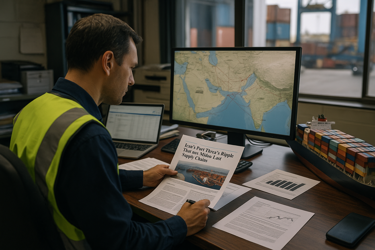 Iran's Port Threats Disrupt Middle Eastern Shipping Networks