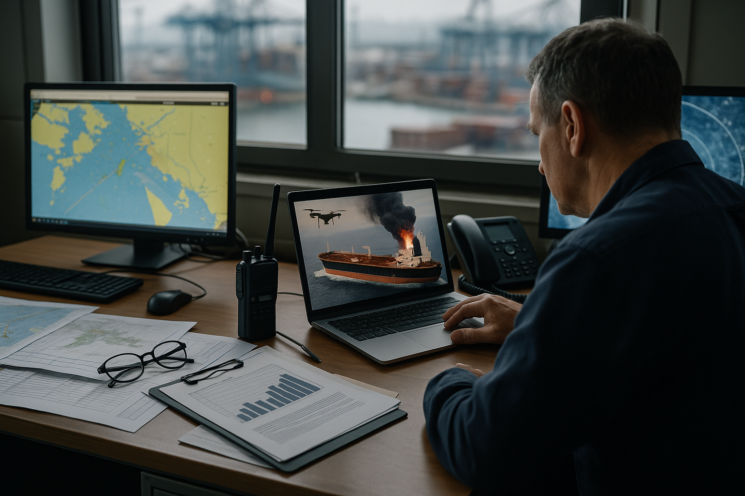 Drone Strike on Oil Tanker Escalates Risks in Key Shipping Lanes