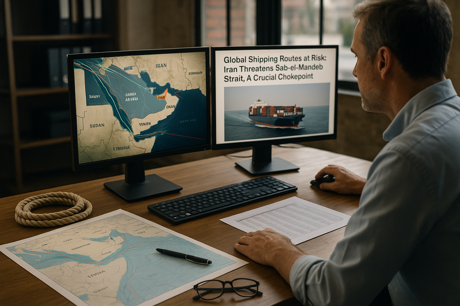 Global Shipping Routes Endangered: Iran's Warning Threatens Vital Bab-el-Mandeb Chokepoint