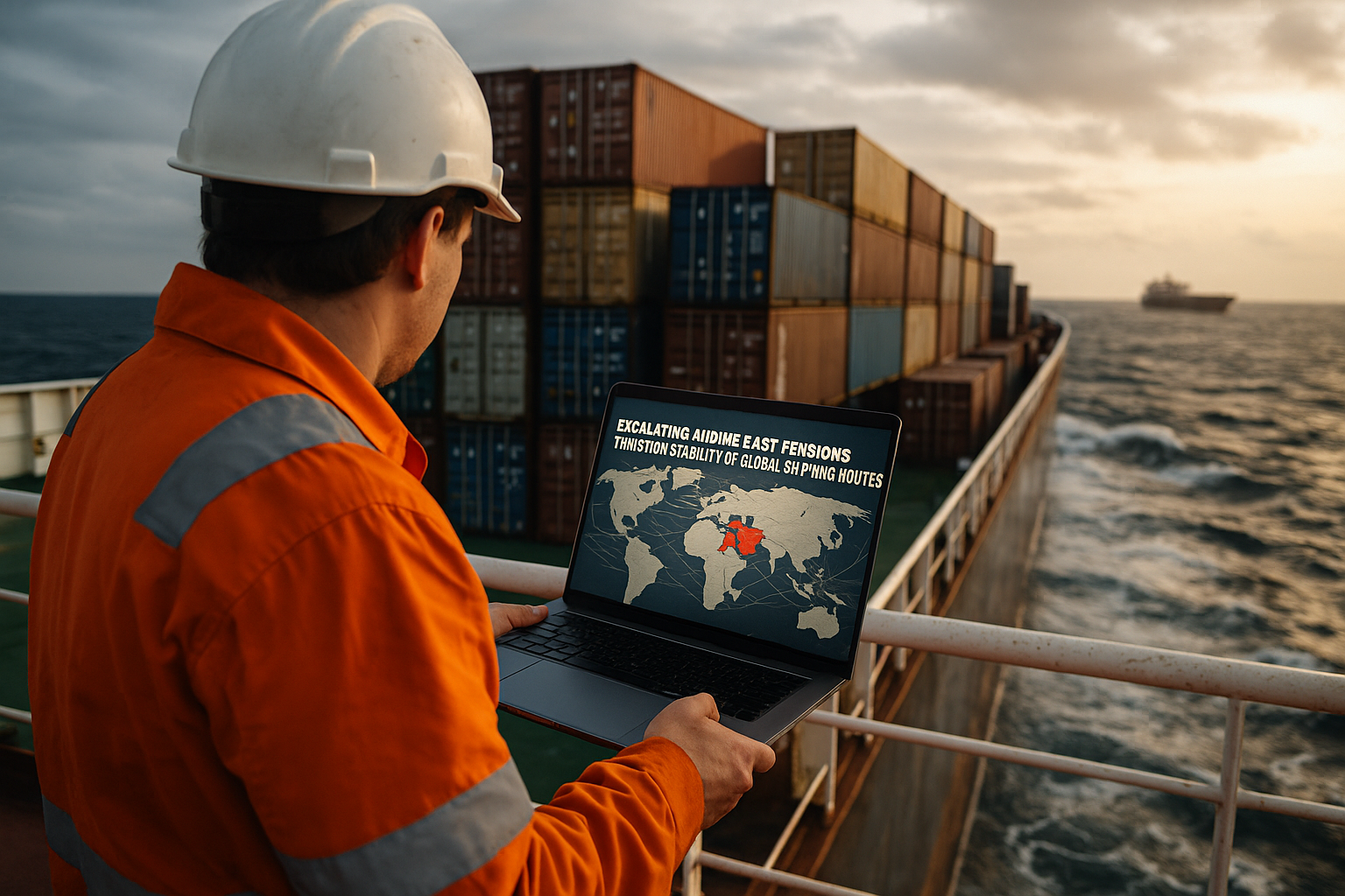 Middle East Tensions Cast Shadow Over Key Shipping Lanes