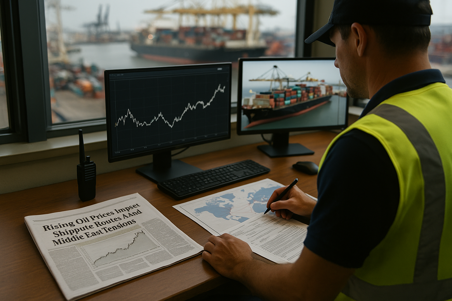Middle East Tensions Drive Shipping Route Challenges as Oil Prices Climb